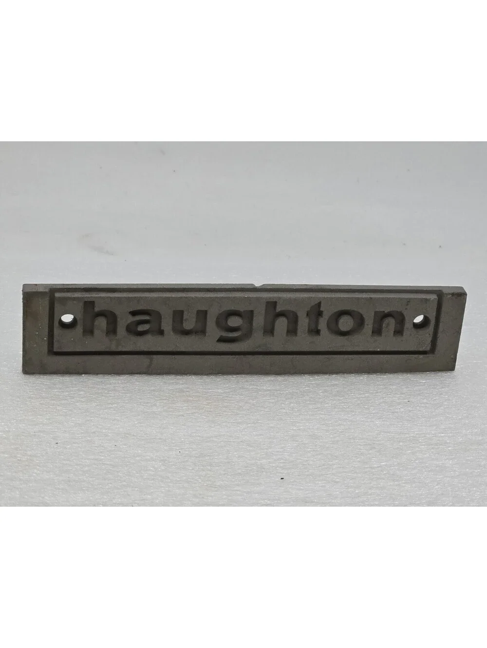 Haughton Elevator Co Cast Metal Sign Nameplate Toledo Ohio Industrial Salvage